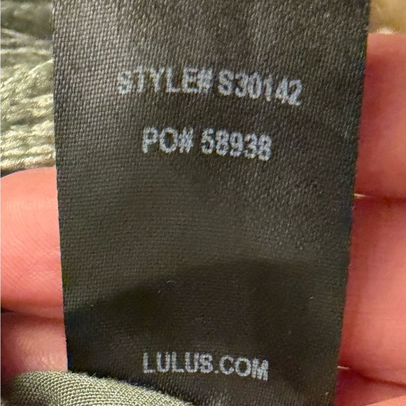 Lulus Sekera Sage Green Tassel Trim Fitted Mini Skirt Womans/Junior Size Small - Picture 10 of 16